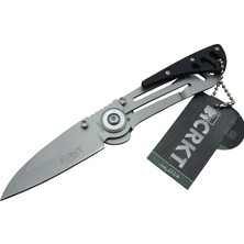 Renas Store Crkt Cr 0087 Bk Kamp Çakı 18 cm - Metal Saplı, Otomatik, Kılıflı