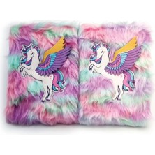 Renas Store Unicorn Tasarımlı Peluş Hatıra Defteri