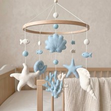 Efs Baby Deniz Temalı Erkek Bebek Beşik Dönencesi