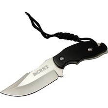 Renas Store Crkt Civet 2805 Wy Tırtıklı Kamp Bıçak 18 cm - Plastik Sap, Kılıflı, Ipli
