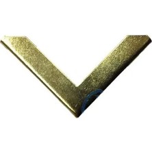 Renas Store Kitap, Kapak, Menü, Albüm Köşesi, Büyük - 23X40MM, Sarı, 10 Adet