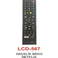Renas Store Arçelik -  3D Smart  Netflix Tv Kumandası - LCD 567