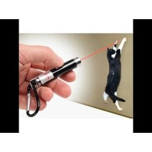 Renas Store 4 Yedek Başlıklı Pilli Kedi Oyuncağı Lazer Anahtarlık