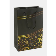 Renas Store 11*17 Çiçek Desenli Ipli Karton Çanta 1 Adet