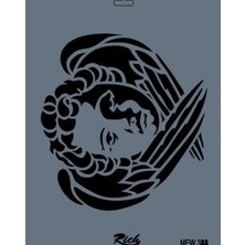 Renas Store Rich New Seri N-388 Stencil 35X25 cm
