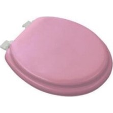 Renas Store Pembe Yumuşak Klozet Kapak Büyük Puf 42X41 cm (5528)
