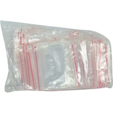 Renas Store Kilitli Naylon Torba Poşet 6x7 cm Şeffaf 100 Adet 1 Paket