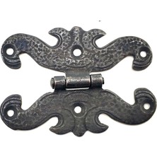 Renas Store Antika Tarz Dekoratif Pirinç Kelebek Menteşe - 63X45 Mm, Oksit