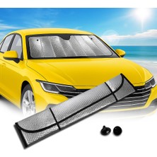 Renas Store Araç Ön Cam Güneş Koruma Isı Önleyici Katlanabilir Model Fiat Egea Honda Civic Ford Focus Dacia Duster
