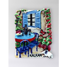 Mundy Kalkan Polyester Kabartmalı Magnet 5 x 6,5 cm Dekoratif Hediyelik Buzdolabı Süsü (KOD:1658)