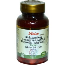 Renas Store Glukozamin Kondroitin Msm Boswellia 60 Tablet