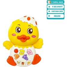 Renas Store JLG-855-144A Işıklı ve Müzikli Ördek Bebek  - 1  Adet Fiyatıdır