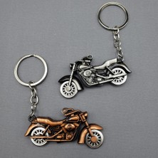 Renas Store Motor Tasarımlı Metal Anahtarlık - Klasik Motosiklet Modeli