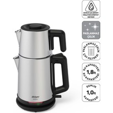 Arzum Neosteel Çay Makinesi - Inox - 1800 Watt