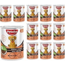 Renas Store Yetişkin Köpek Somonlu ve Jöleli Konserve Mama 400 gr x 12 Adet