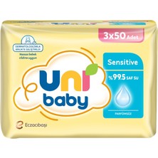 Uni Baby Sensitive Islak Mendil 3 x 50'li (7'li Paket)