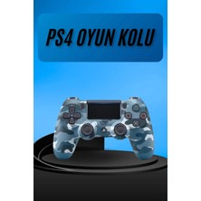 Renas Store Ps4 Joystick Oyun Kolu Titreşimli Uzun Pil Ömrü USB Şarj Kablolu