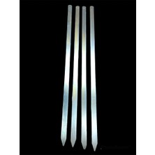 Renas Store Geniş Yassı Metal Adana Kebap Şişi - 50 cm