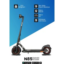 Electroll N85 Elektrikli Scooter | Yenilikçi Teknoloji, Zarif Tasarım, Üstün Konfor, Güvenli Sürüş