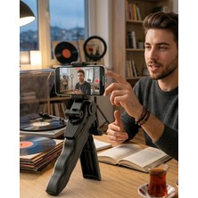 Renas Store Telefon Tripodu Masaüstü Stand 360 Derece Dönebilen Telefon Tutucu