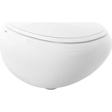 Bocchı BOCCHI STRATA KISA ASMA RIMLESS KLOZET - PARLAK BEYAZ (KAPAK DAHİL)
