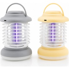 Renas Store USB Şarjlı - 2 Renk Işık Asma Aparat - Sessiz Çalışma Uv Işıklı Sinek Kovucu HS-376