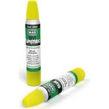 Mas 2066 Sivi Yapistirici Çift Uç 28 ml