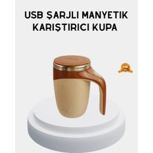 Renas Store Şarjlı Otomatik Karıştırıcı Kupa Manyetik Mix Kupa Paslanmaz Çelik Iç Astar