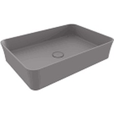 Bocchı SOTTILE SLIM LINE LAVABO MAT GRİ 55 CM