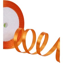 Vendly 6 mm Turuncu Saten Kurdele 5 Metre