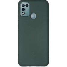 Renas Store Infinix Hot 10 Play Kılıf Nano Içi Kadife Silikon - Koyu Yeşil