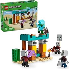 Renas Store Minecraft Serseri Köylü Çöl Devriyesi 21267 – 7 Yaş ve Üzeri Kız ve Erkek Çocuklar Için Pillager, Vindicatör ve Kaktüs Şövalyesi Içeren Oyuncak Yapım Seti, Rol Yapma Oyunu Doğum Günü Hediyesi