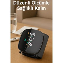 Renas Store Koldan Ölçer Dijital Tansiyon Aleti Geniş Ekranlı Hafızalı Nabız Ölçüm Cihazı