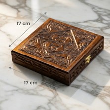 Vendly Blackcraft Kare Ceviz Hediye Kutusu