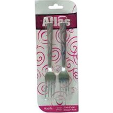 Renas Store 6 Parça Metal Tatlı Çatalı