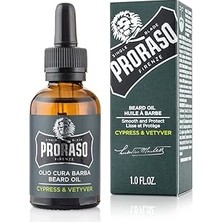 Renas Store Proraso Beard Oil / Sakal Bakım Yağı Cypress Vetyver, 30 ml