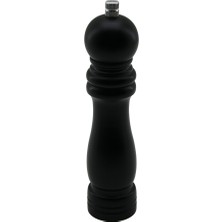 Renas Store Siyah Ahşap Büyük= Çap: 4.5cm - Uzunluk: 19.5cm Tuz - Baharat Öğütücü