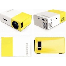 Renas Store Mini LED Projeksiyon Cihazı, Svga Çözünürlük, 400 Ansı Lümen Parlaklık, HDMI ve USB Bağlantılı