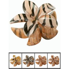 Renas Store Leopar Desenli Lotus Mandal Toka 8 cm