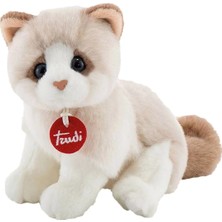 Renas Store Kitty Peluş Beyaz Bej Kedi 20 cm - TUD20872
