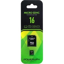 Renas Store Powerway Pwr-16 16GB Micro Sdhc Hafıza Kartı + Sd Adaptör (Class 10 Yüksek Hız)