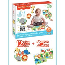Renas Store FP2755 Tak Çıkar Puzzle Hayvanlar