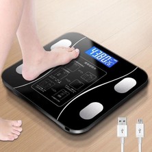Renas Store Akıllı Kablosuz Dijital Banyo ve Vücut Yağ Ağırlık Ölçeği Vücut Kompozisyonu Analizörü Bluetoothlu Tartı