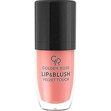 Renas Store Golden Rose Lip&amp;blush Velvet Touch No:02 1 Paket