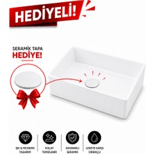 Lapino TEZGAH ÜSTÜ LAVABO 75*36 CM FLOPPY ESV-6075