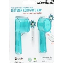 Renas Store Sterıball Şarjlı ve Pilli Diş Fırçaları Için Hijyenik Diş Fırçası Koruma Kabı-2'li Turkuaz x 2