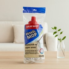 Renas Store Pamuklu Püsküllü Küçük Mop (Klasik Sap Uyumlu)