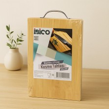 Renas Store Bambu Kesme Tahtası 20X30X1.7 cm - Metal Kulplu