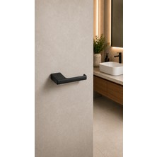 System Banyo Aksesuarları FLAT TUVALET KAĞITLIĞI MAT SİYAH (BA1019 002 AL6)