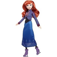 Renas Store Disney Frozen Anna Moda Bebek ve Aksesuarları, Çıkarılabilir Elbise ve Patenlerle Buz Pateni Görünümü Artı 1 Çift Ayakkabı, Frozen'dan Esinlenilmiş: Kış Festivali